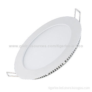Slim LED recessed ceiling light with SMD chip, 100-240V AC, >80 CRI, 3 years warranty